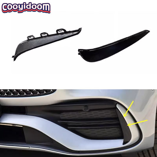 Black front bumper crescent spoiler (for Mercedes-Benz W206 C-Class 2022)