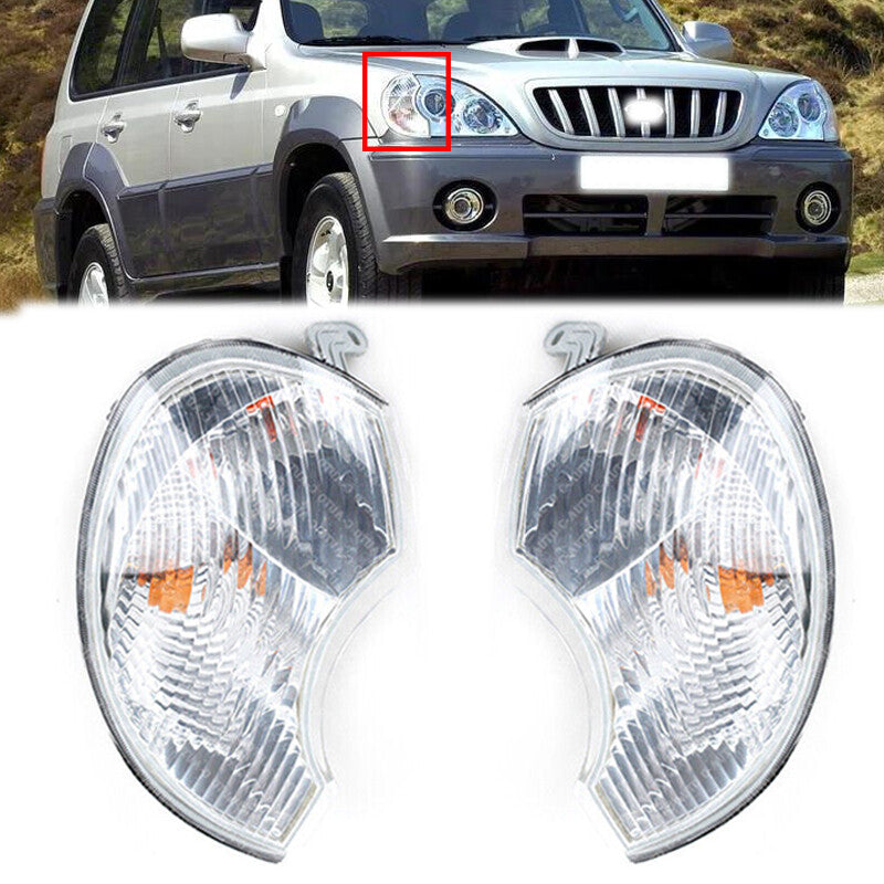A Pair for hyundai Terracan 2001-2006 Wide lamp Front Corner lamp combination