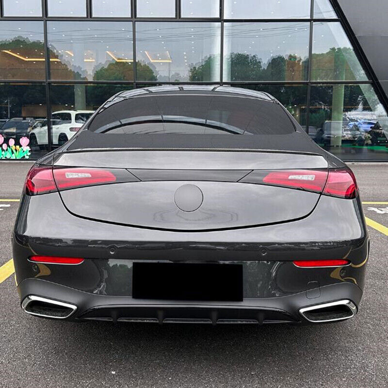 Gloss Black Rear Trunk Spoiler Wing Trim For CLE Coupe C236 2024+ n