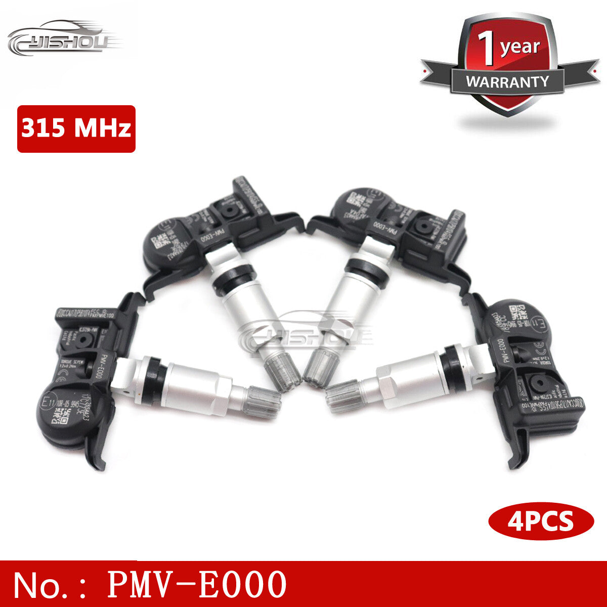PMV-E000 4x TPMS for Toyota Tacoma, for Camry 4Runner, for Lexus for ES , RX series 315MHz