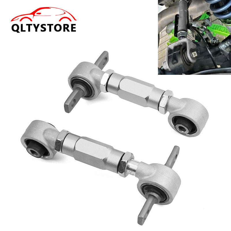 Silver Rear Adjustable Camber Arm Kit Bar For 1988-2000 for Civic CRX EG EK LTB002