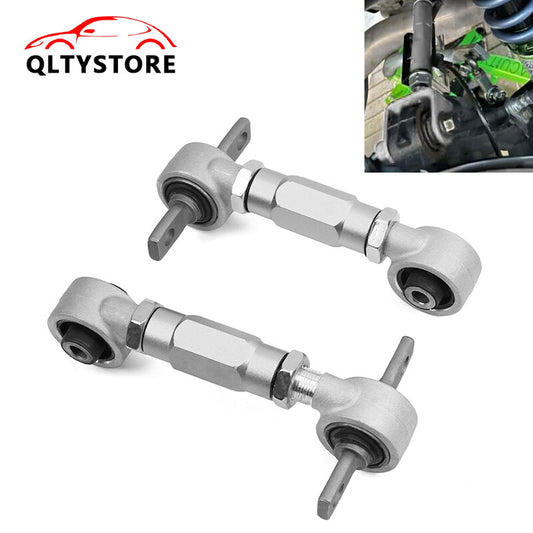 Silver Rear Adjustable Camber Arm Kit Bar For 1988-2000 for Civic CRX EG EK LTB002