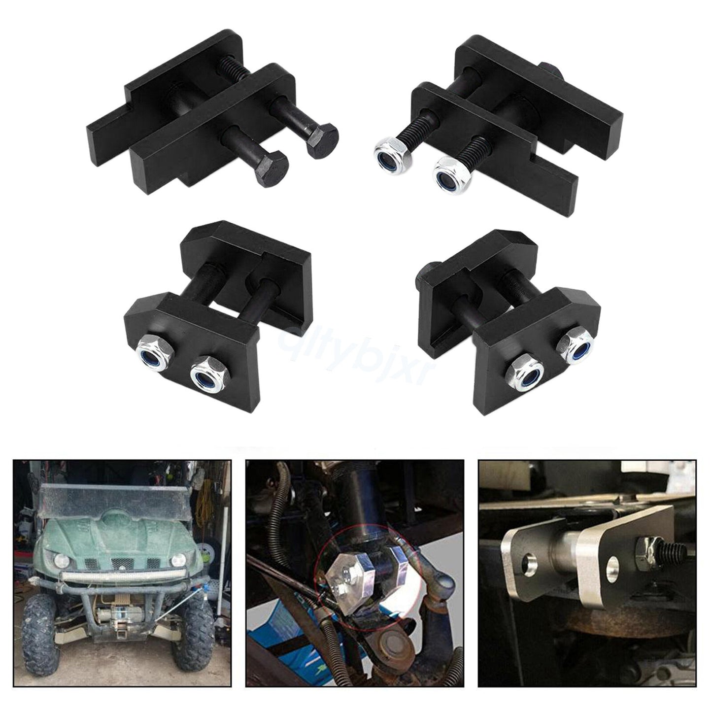 2 Full Lift Kit For 2004-2009 ATV Sport for Yamaha Rhino450 660 700 SE Sport Black