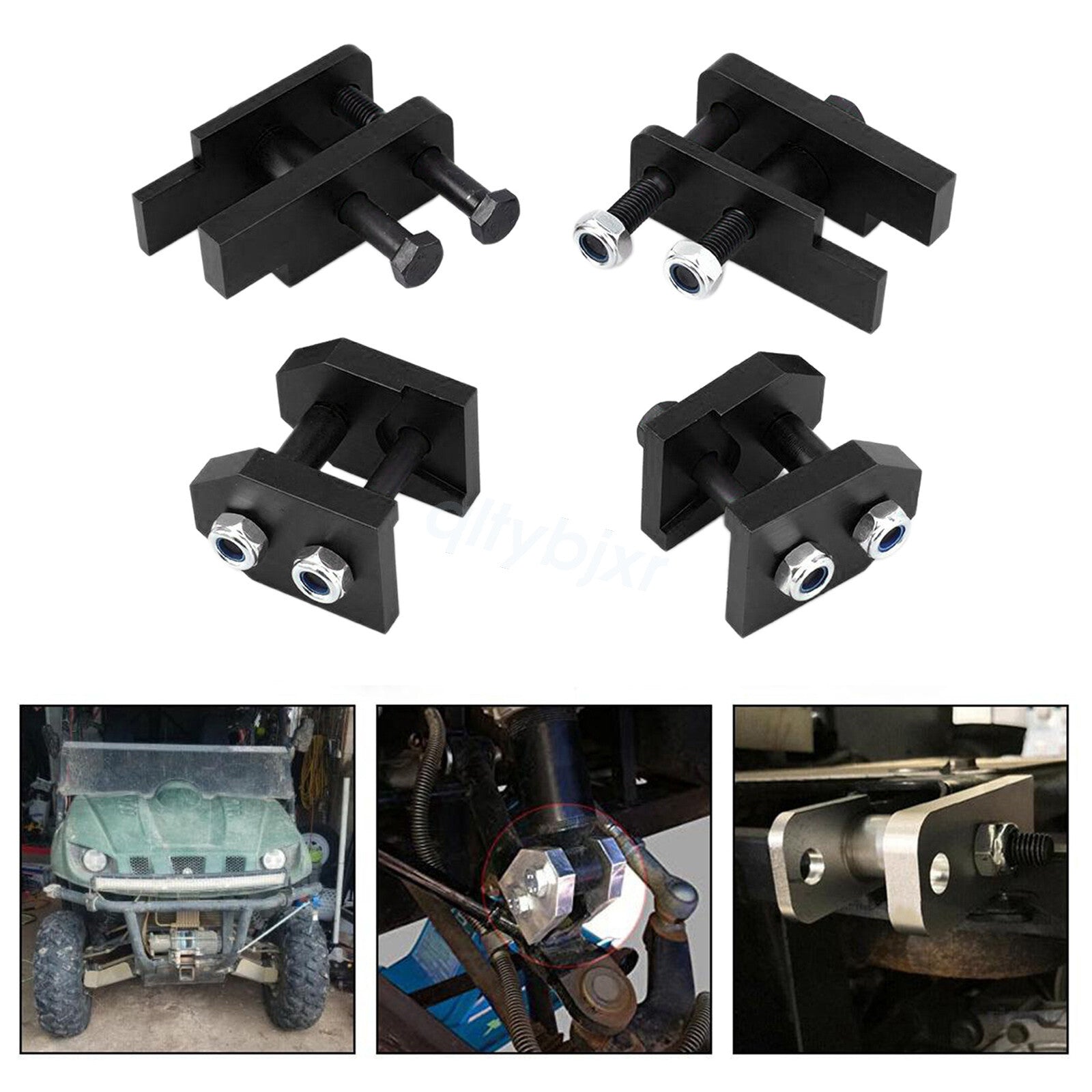 2 Full Lift Kit For 2004-2009 ATV Sport for Yamaha Rhino450 660 700 SE Sport Black