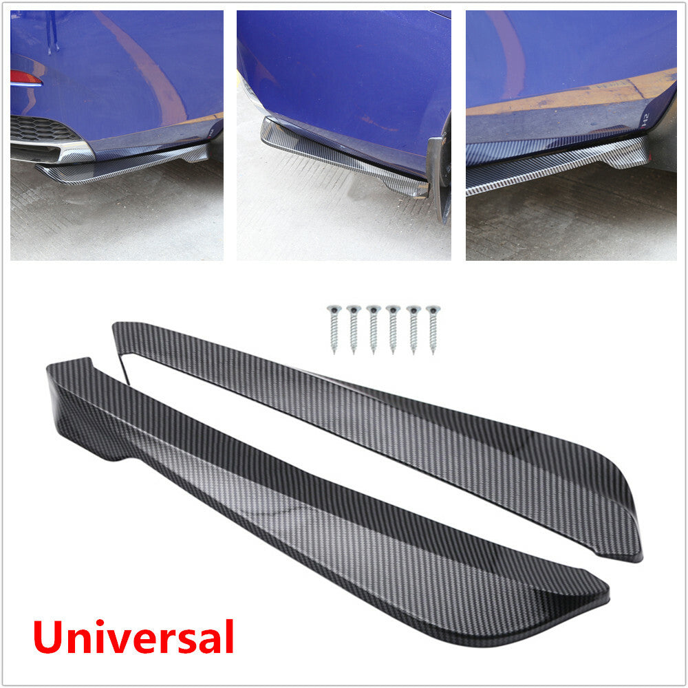 2pcs Carbon Fiber Universal Color Car Anti-collision Spear Rear Lipstick Packaging Angle Shovel n