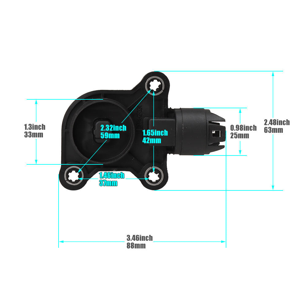 Valvetronic eccentric shaft sensor for 330i, 330xi, 525xi, 530xi, X3, X5 7524879- n