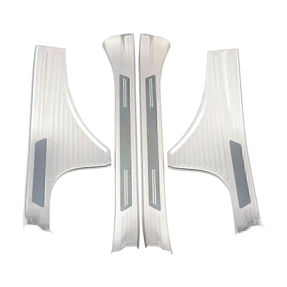Stainless Steel inner Door Sill Scuff Plate Cover Fits for Subaru Forester 2019-2023