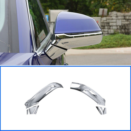Chrome Side Door Rear View Mirror Moulding Cover Trim for Audi Q5 SQ5 2018-2024