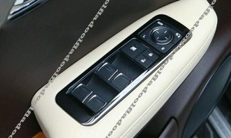 4P for Lexus RX350/450H 2016-2021 Black Car Window Lift Switch Panel Cover Frame