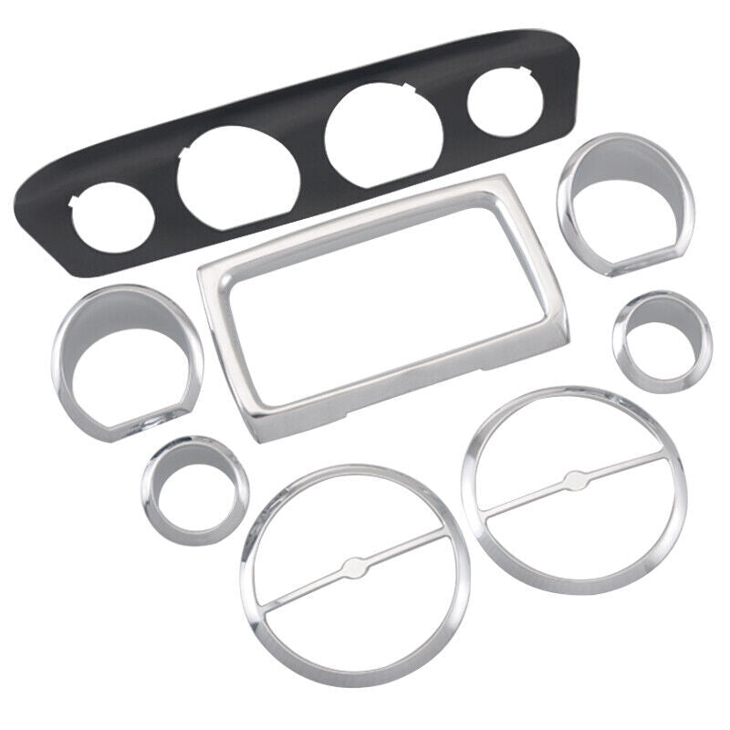 Chrome speaker radio instrument interior rectifier trim kit for Harley Touring 2014 - 2023 - n