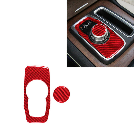 2x Carbon Fiber Interior Circuit Cover Trim for 2015-2022 for Chrysler 300