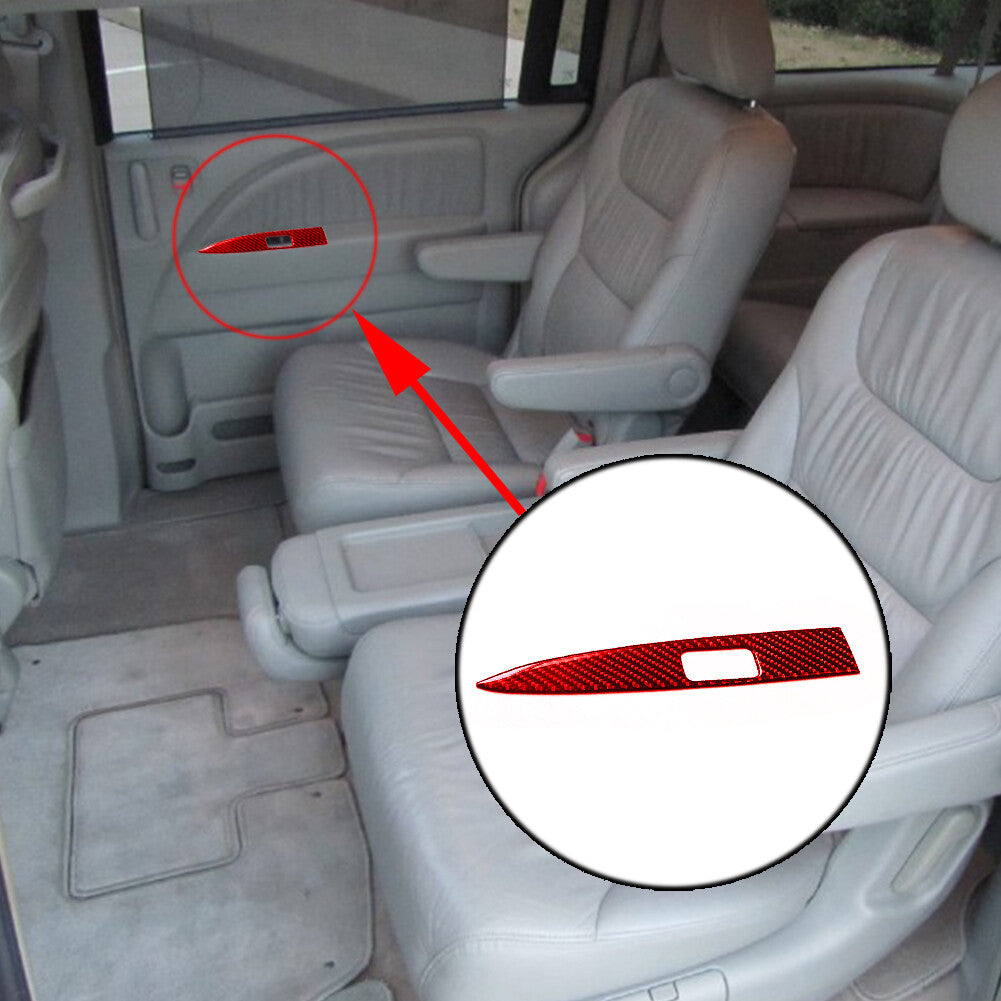 2Pcs Carbon Fiber Floor Conreol Panel Trim Cover For Sonic 2012-2016 v