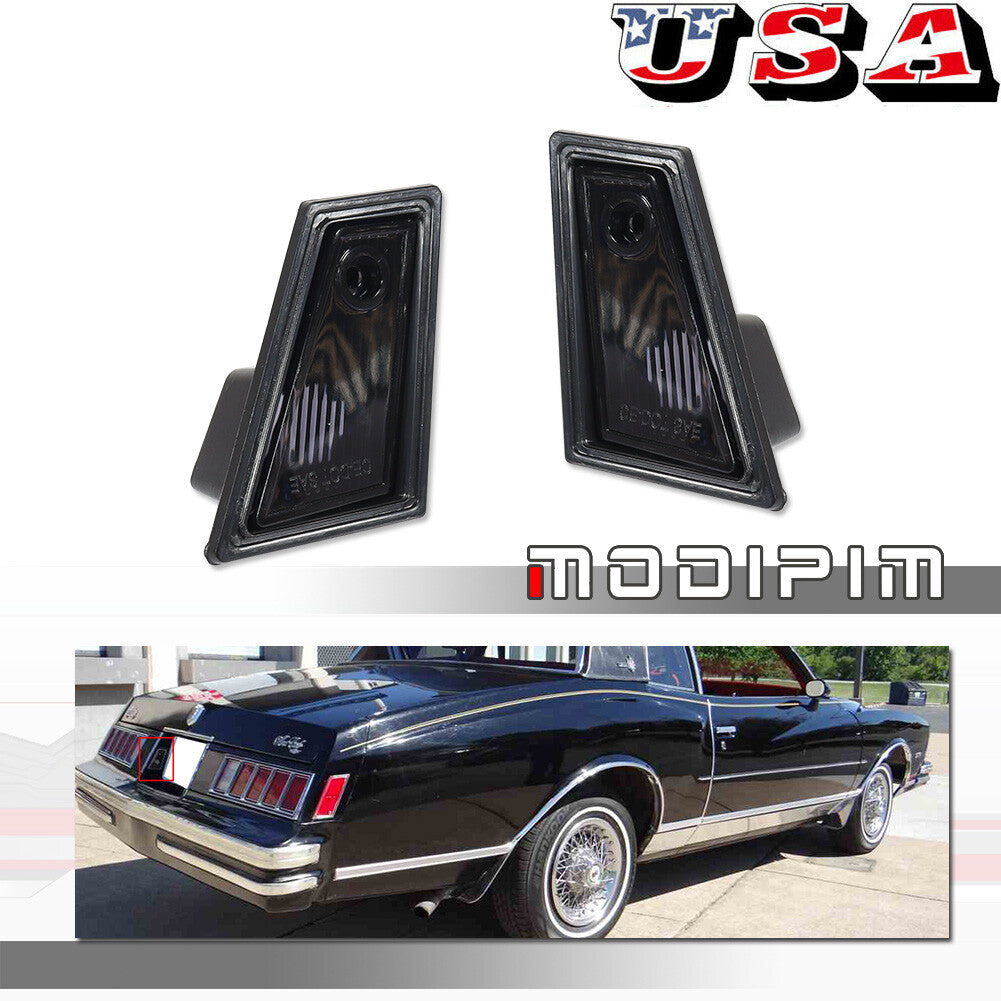 Smoke lens rear license plate light for 79-88 new Monte Carlo Monte Carlo SS LS- v