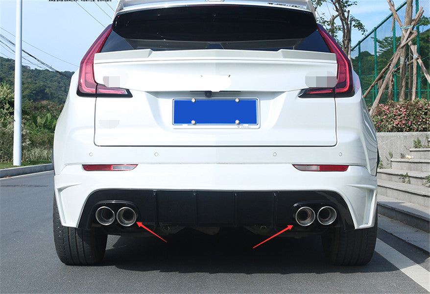for Cadillac XT4 2019-2021 Chrome Stainless Rear Tail Exhaust Muffler Tip Pipe