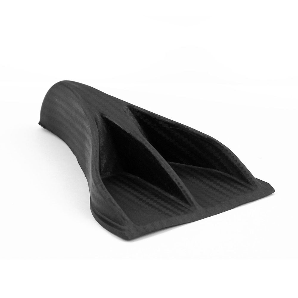 7pcs Universal Auto Car Vehicle Roof Shark Tail Fin Black Vortex Decoration Kit Q
