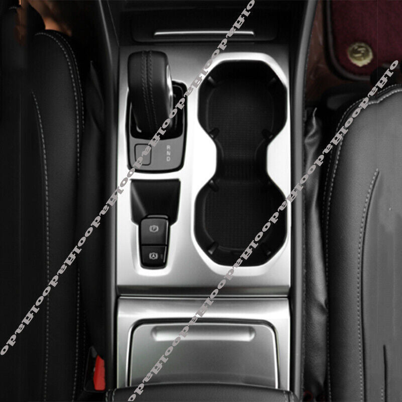 for Volvo XC40 2019-22 Silver titanium central console gear shift panel trim 3x