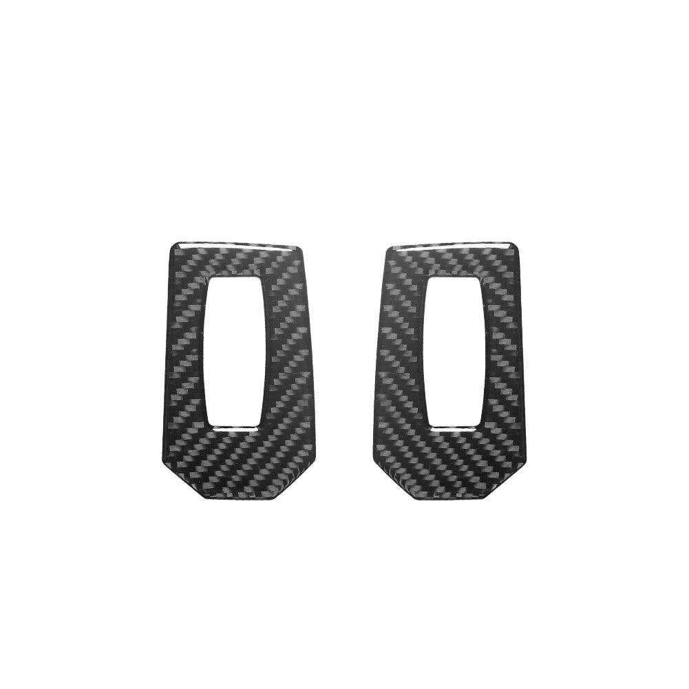 Carbon Fiber Headlight Eyebrow Scuff Cover Trim For 4Runner 2010-2020 v