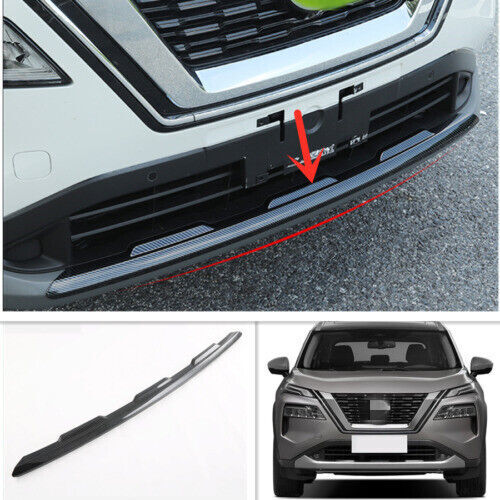 Exterior Front Bumper Carbon Fiber Protector Cover Trim for Nissan Rogue 2021-23