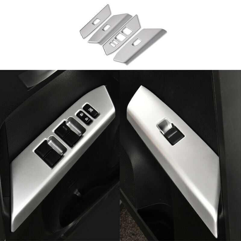Red Carbon Fiber Central Console Radio Panel Frame Cover for Camry 12-14 v