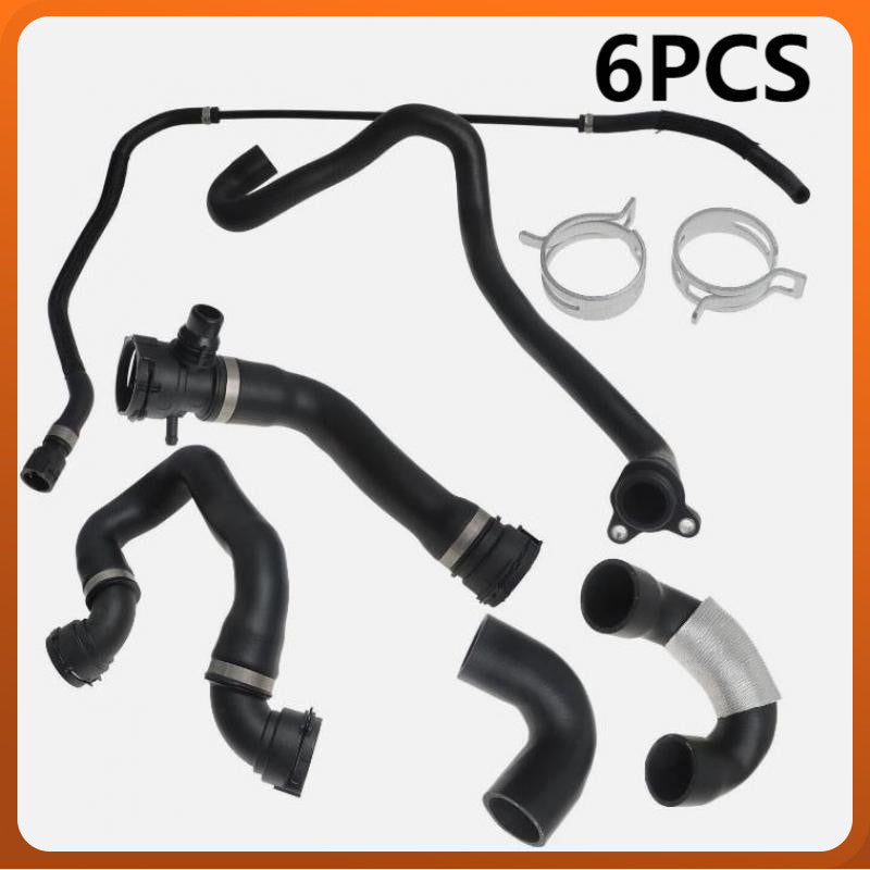 Radiator Coolant Water Hose Pipe Kit 6pcs For 135i 335i 335xi 2007-2010 n