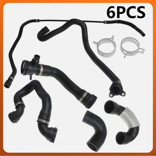 Radiator Coolant Water Hose Pipe Kit 6pcs For 135i 335i 335xi 2007-2010 n