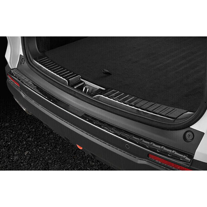 for Honda CR-V 2023-2024 Rear Bumper Protector Trunk Sill Cover Black Steel 2Pcs