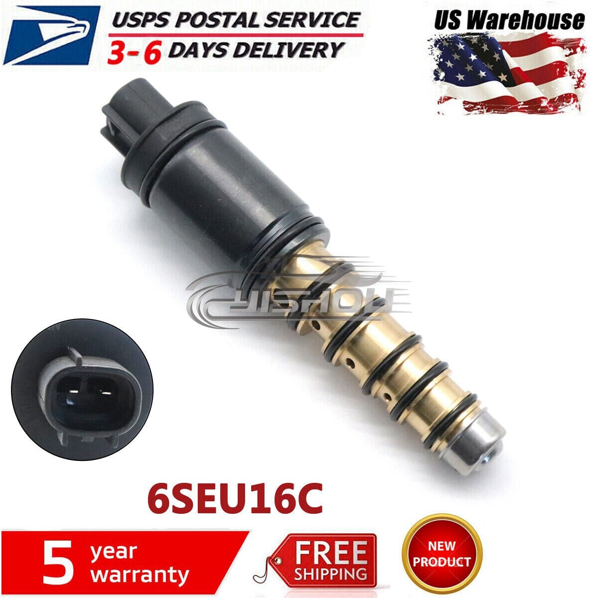 A/C Compressor Electronic Valve for Toyota for Camry 2007-09 2.4L 6SEU16C Q