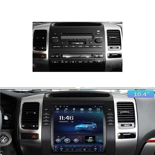 02~09 10.4 Car Android GPS Navigation Wifi for Toyota Prado for Lexus GX470 carpaly