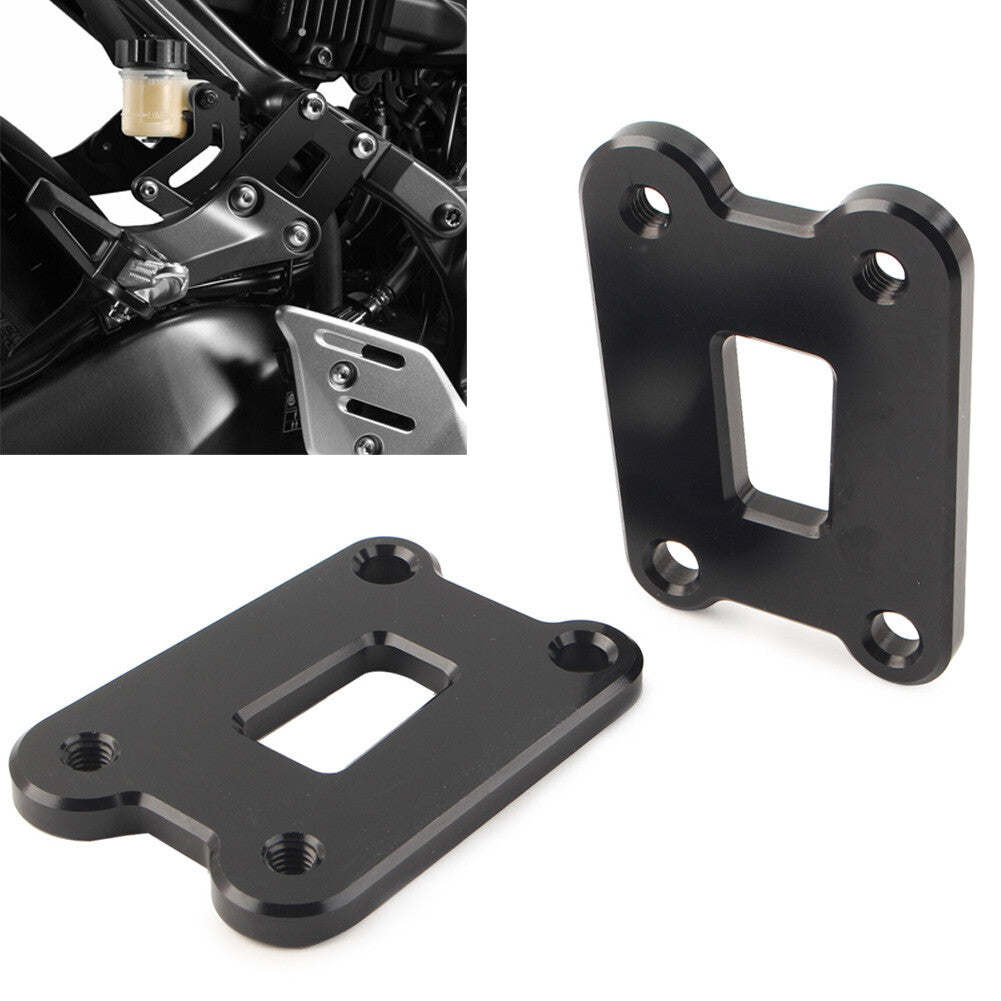 Fit MT09 FZ09 Rear Pedal Lowering Kit EVO Passenger Footrests Supports Kit