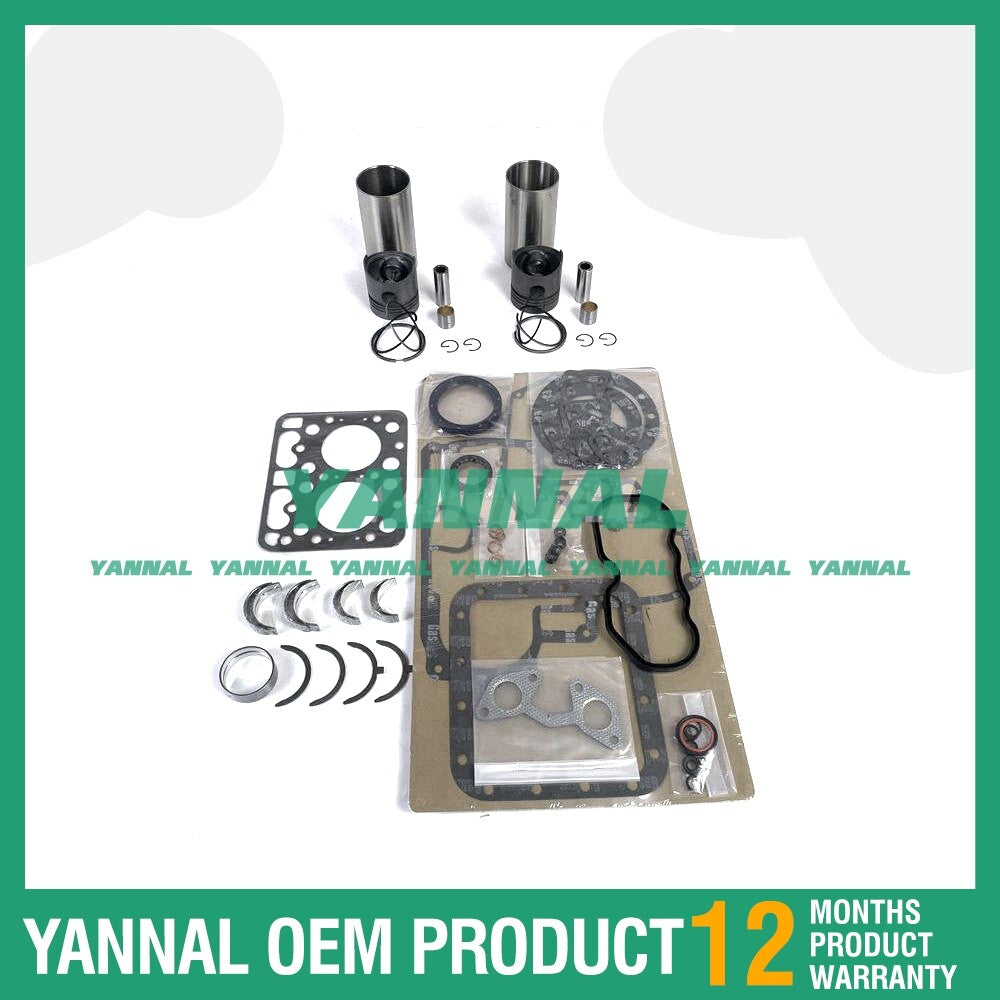 Z750 Overhaul and Rebuild Kit with Full Washer Bearing Kit for Kubota Tractor Engines