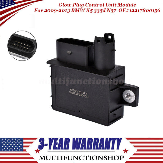 Illuminated plug control unit module 12217800156 is suitable for BMW E92, E93, 325d, N57, and 330d. Q