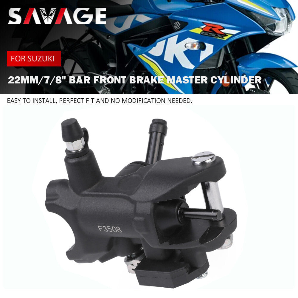 for SUZUKI GSXR600 750 1000 22mm 7/8 Handlebar Front Brake Master Cylinder Pump Q