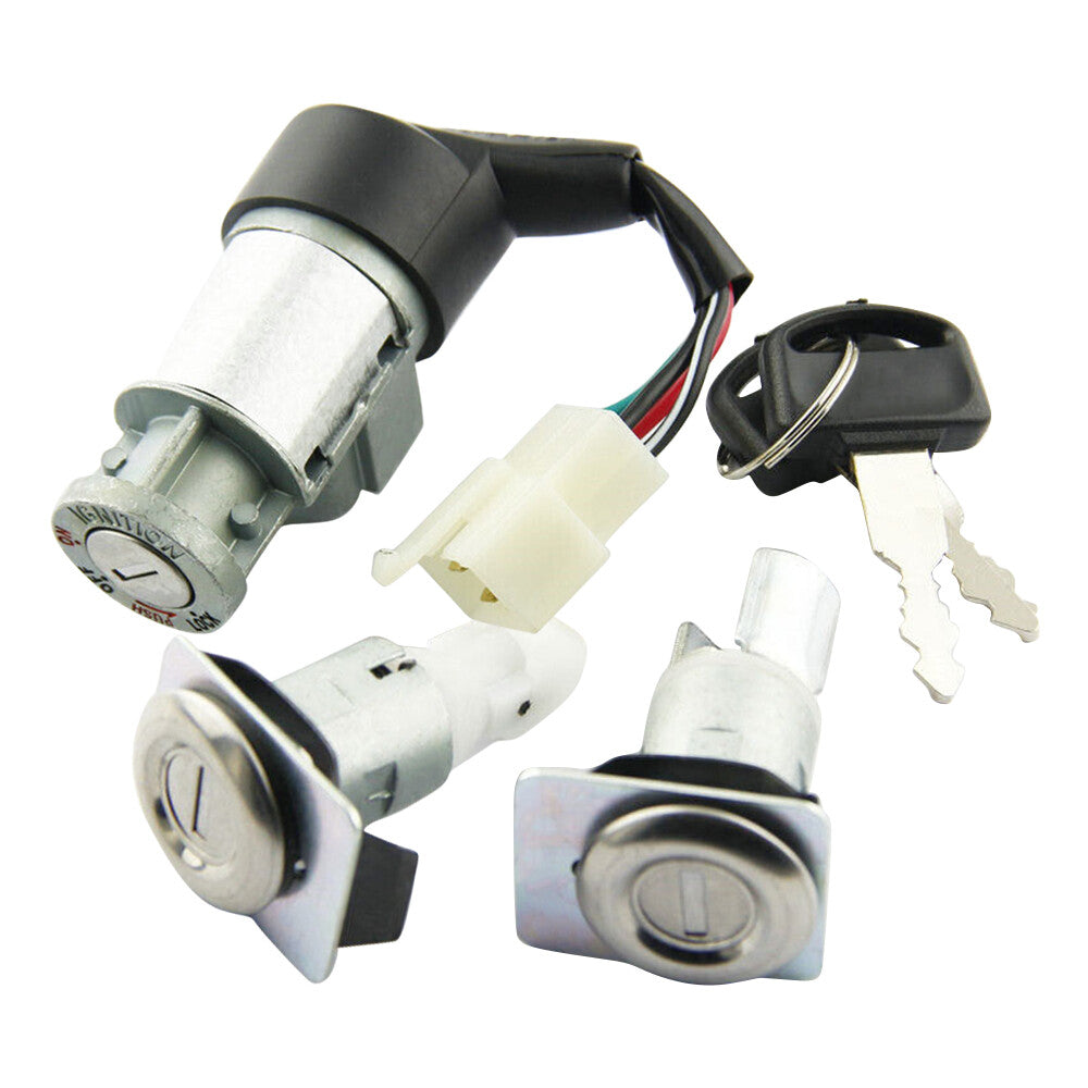 Ignition Switch Lock Set Fit for Honda CH80 Elite 1985-2007 Front 35010-GV4-901 Q