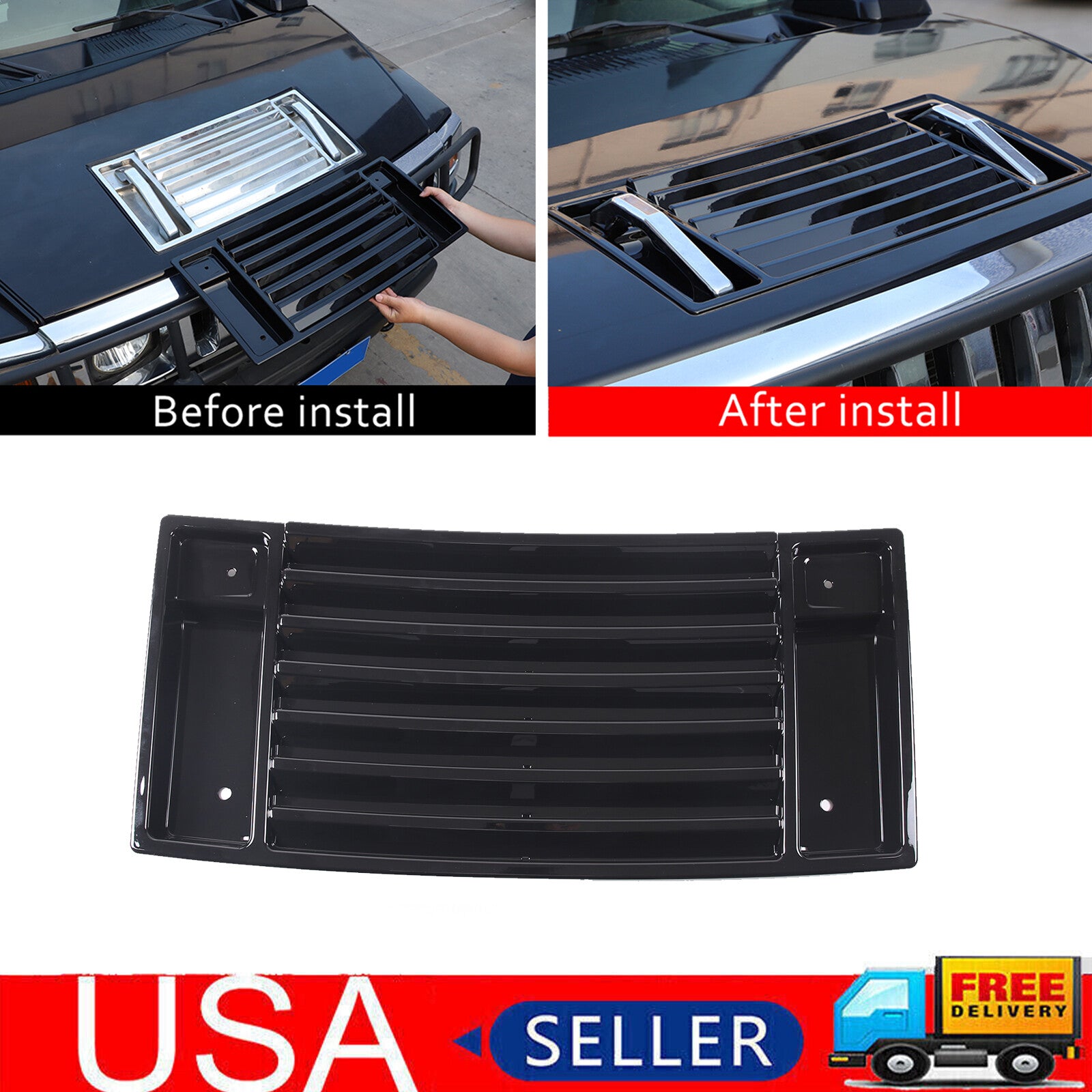 Carbon Fiber ABS Interior Console AC Button Control Frame Trim for Corvette C7 2014-19- v