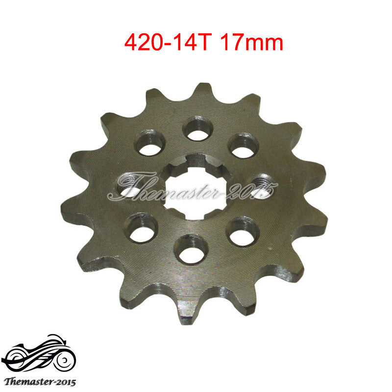 420 13T 14T 15 16 17 18 T 17mm Front Engine Sprocket for Honda CRF110F 2013-2022 Q