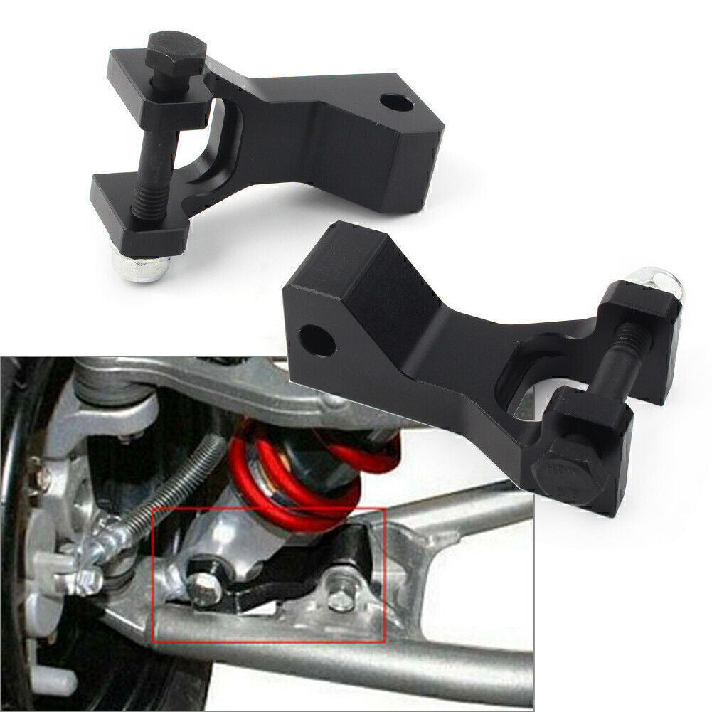 Pair for Yamaha 700 350 660R ATV Front Lowering Kit Aluminum Black