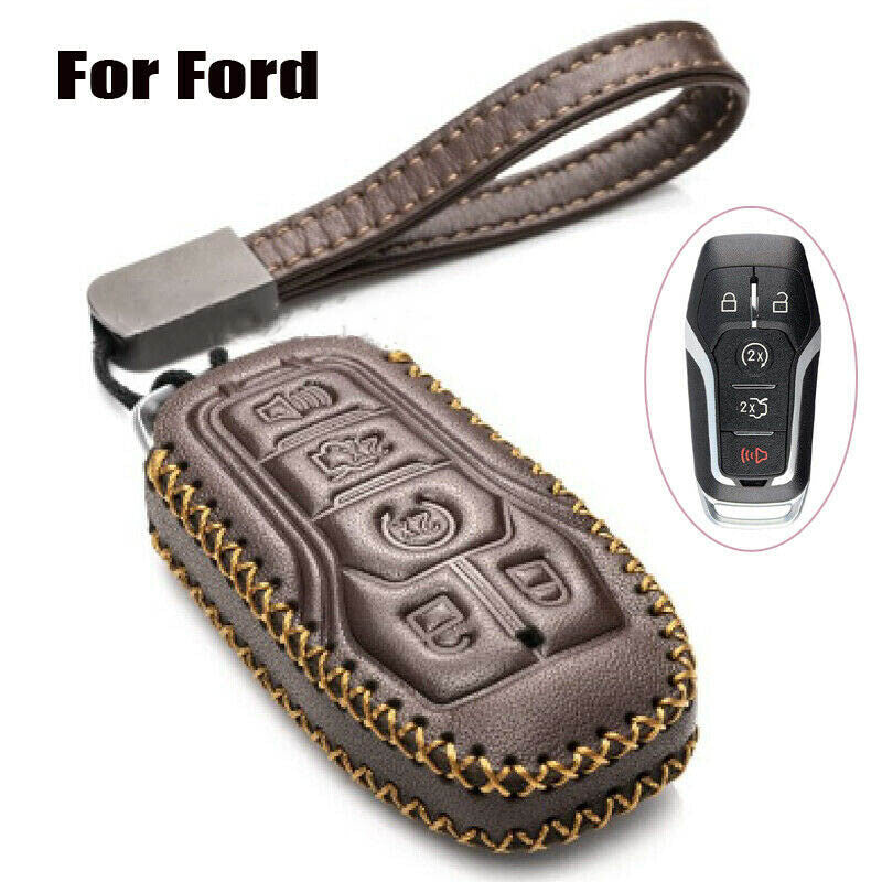 Car leather remote control car key case Fob shell key bag suitable for Honda for Civic Accord CRV 2024- v