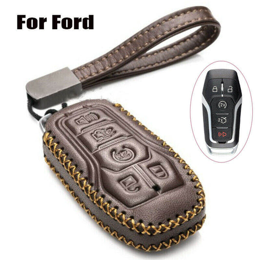 Car leather remote control car key case Fob shell key bag suitable for Honda for Civic Accord CRV 2024- v