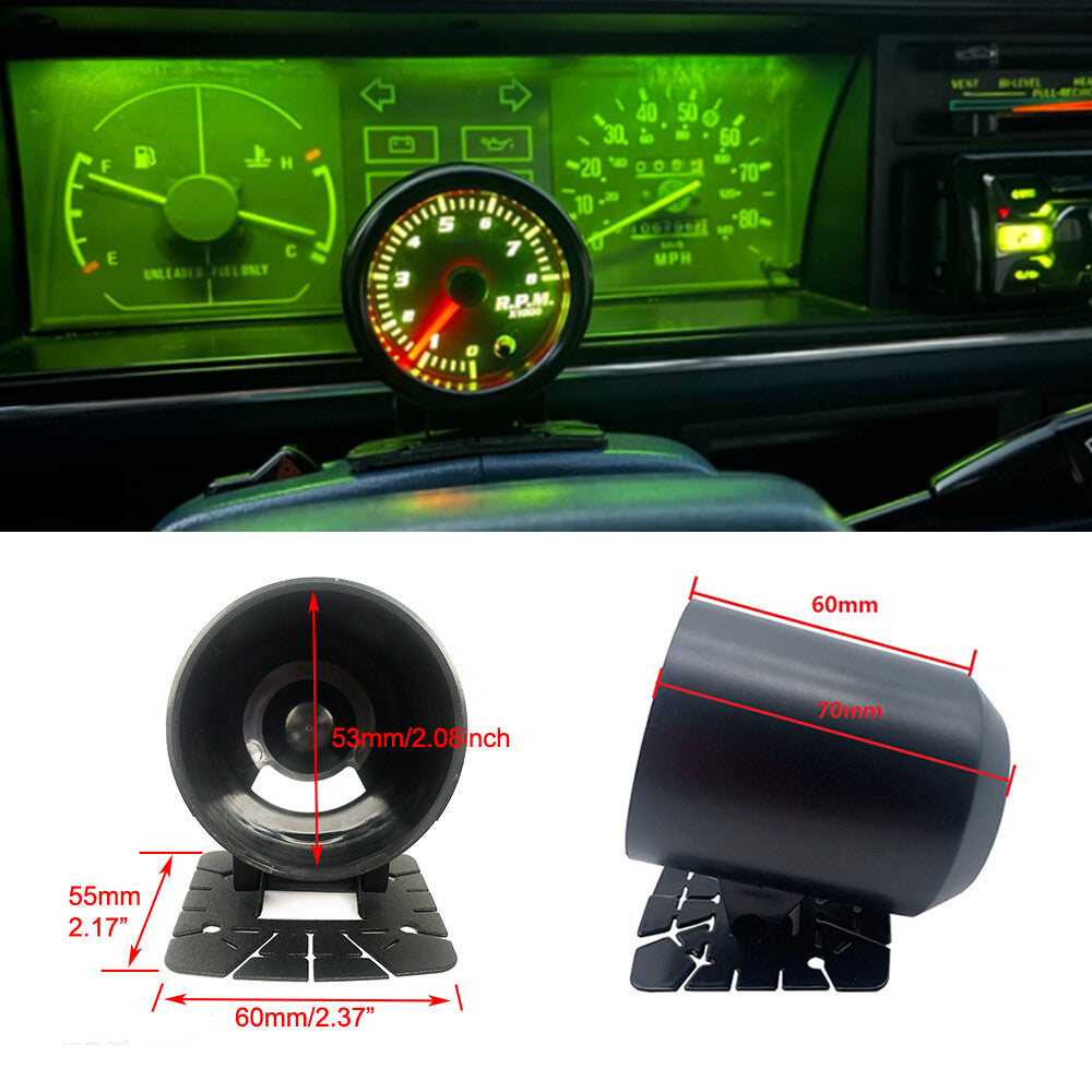 Universal Single Gauge Cup 52mm Mount Holder 2¡±ABS Meter Pod Dash Mount Bracket