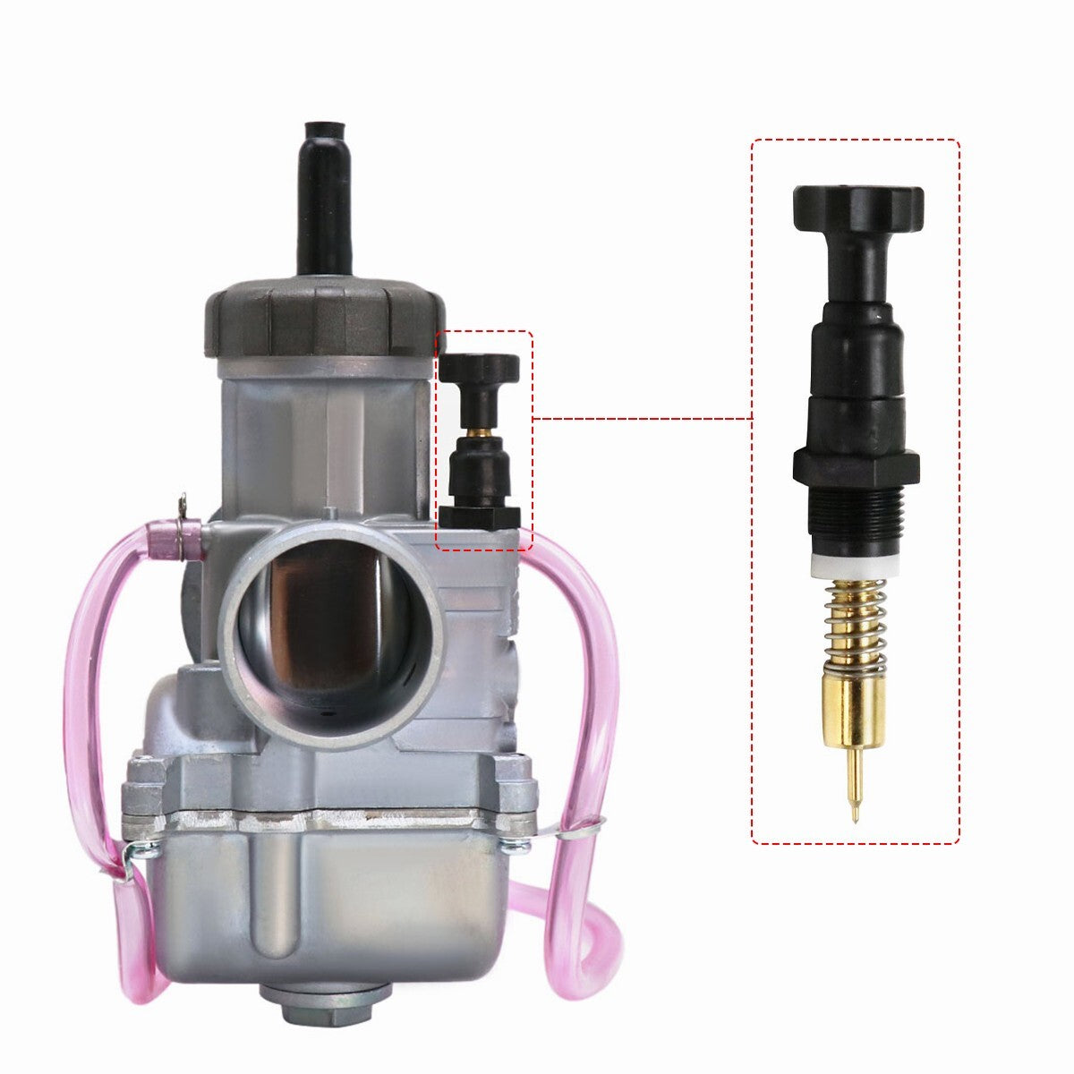 1PC PJ 38mm Carburetor Choke Valve Manual Choke Plunger Lever for Yamaha for Honda Q