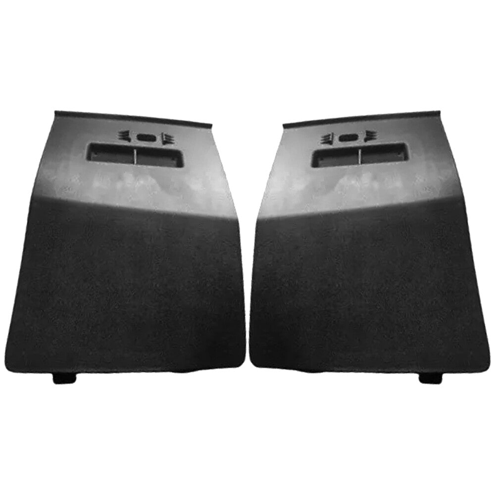 2Pcs Rear Longitudinal Beam Trim Black Plastic Left+Right Replacement For EQC