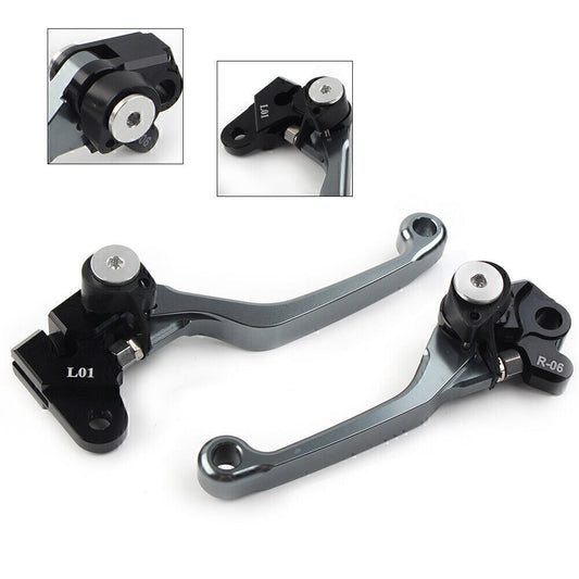 Pivot Brake Clutch Levers Fit for HONDA CRF125R CRF150R 97-21 CRF250R/450R 2002-03 Q