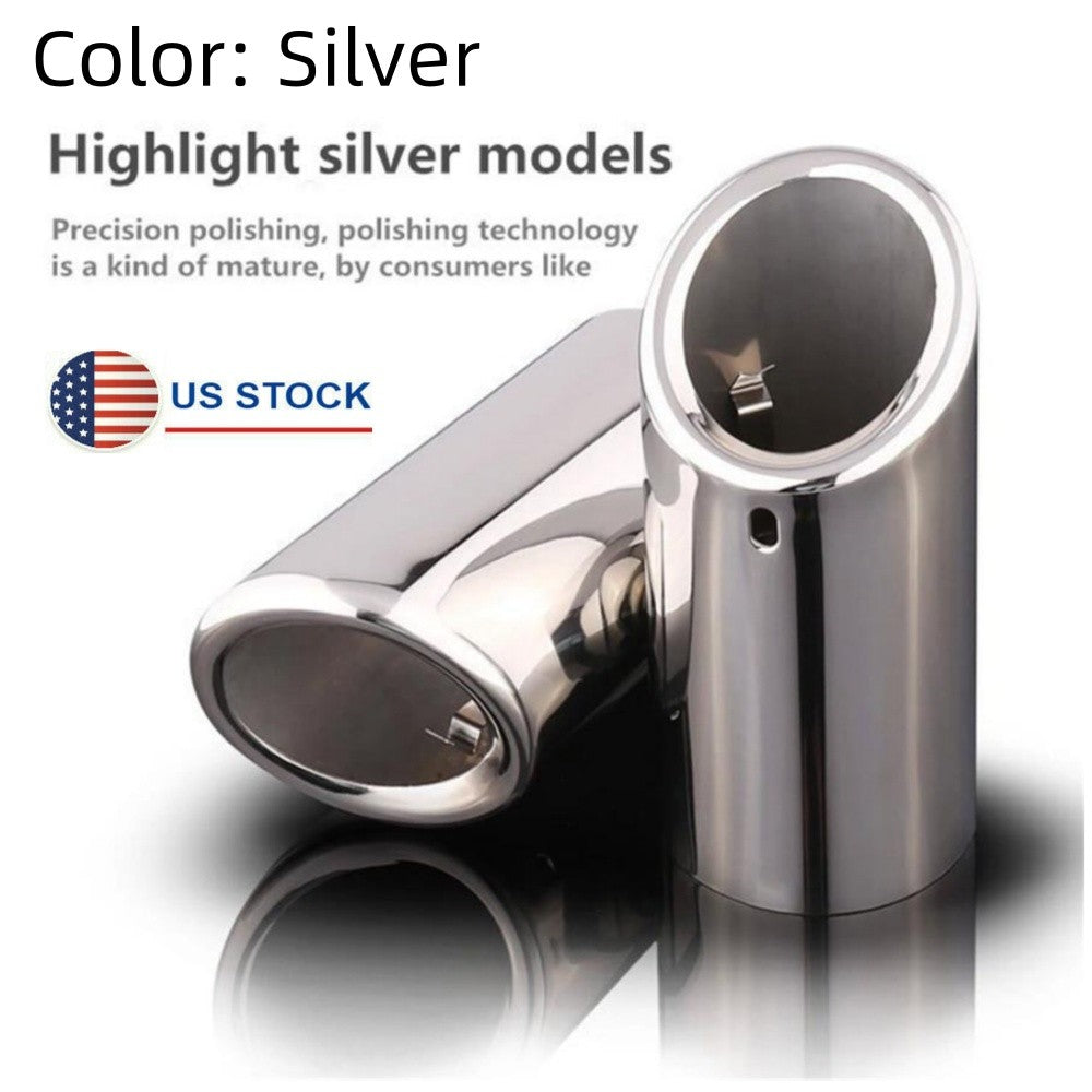 for BMW E90 92 325 328i 3 Series Stainless Steel Pair Tail Exhaust Tip Pipes