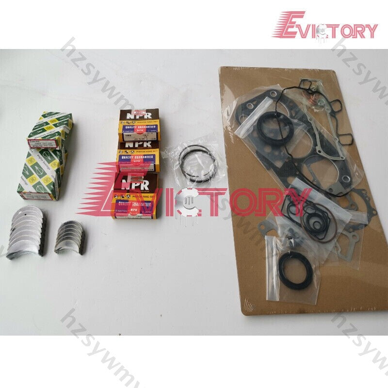 Rebuild kit for piston rings, washers, and bearings for 3TNV70 engines.