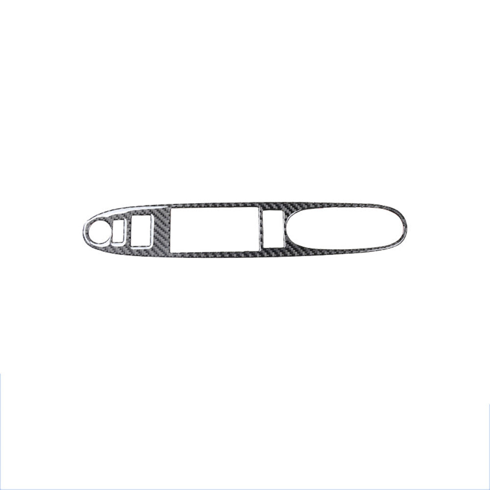 Rear Center Cup Holder Frame Trim Cover Carbon Fiber for Jaguar XF 2009-2011 v