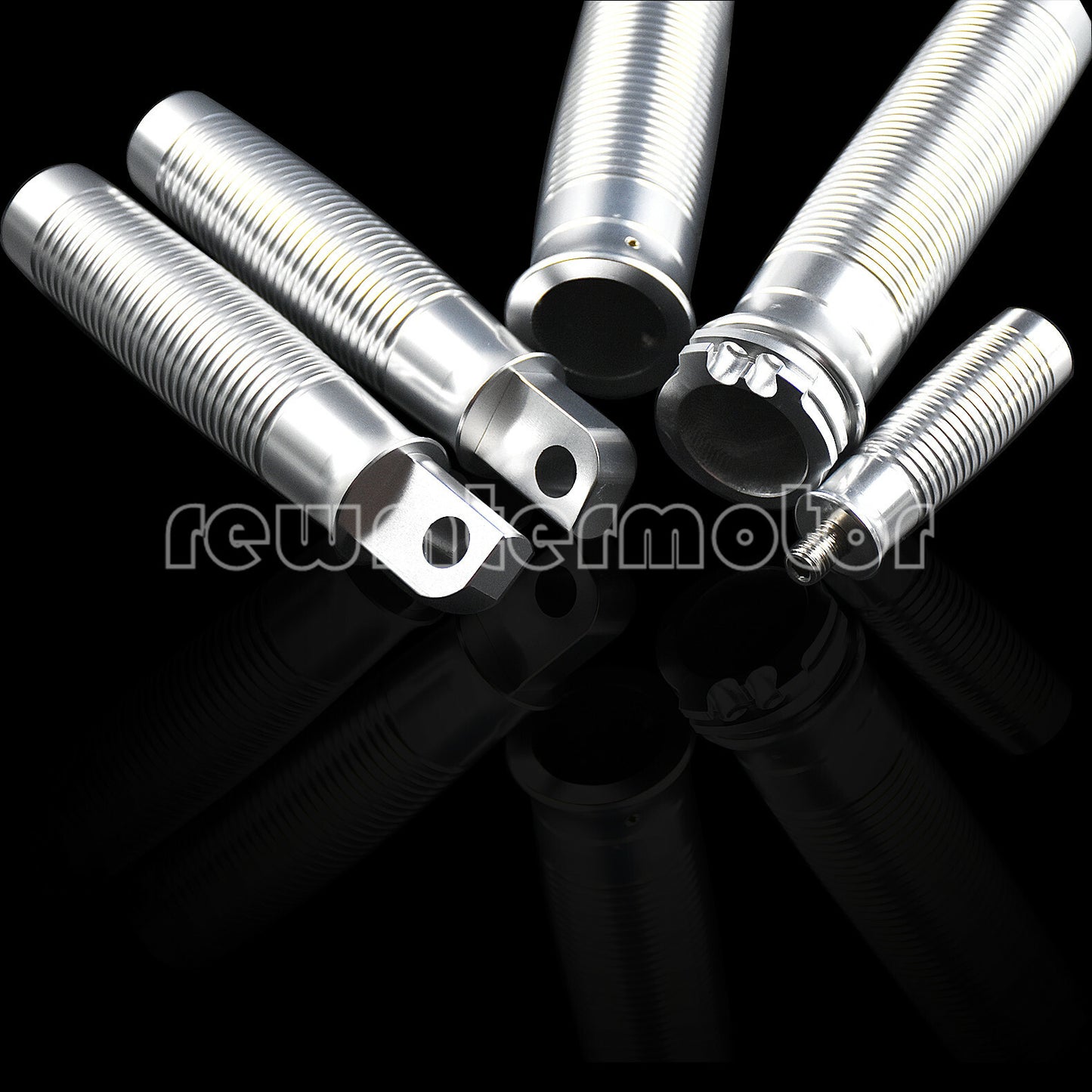 Chrome Handlebar Grip+Foot Pegs+Shift Pedal Fit for Harley Sportster Softail Q