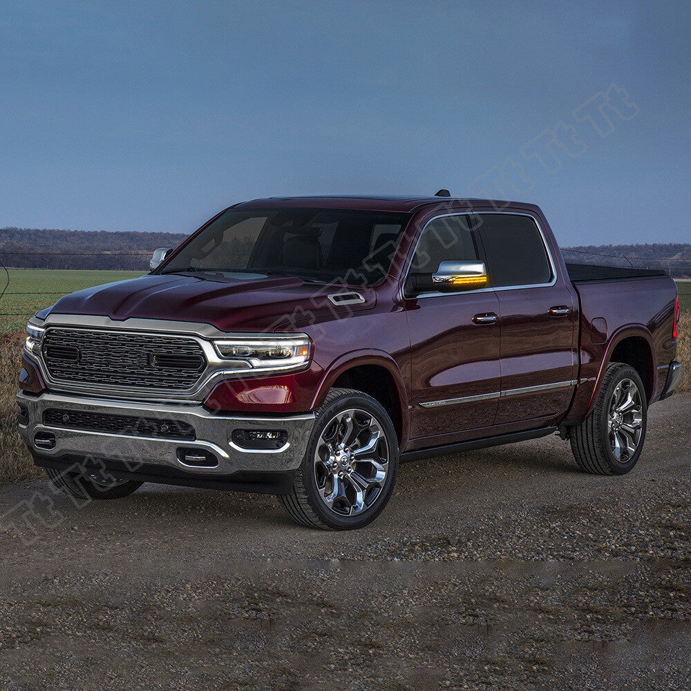Suitable for 2019-2022 for RAM 1500 sequential LED side mirror lights, turn signal lights, smoke exhaust- v