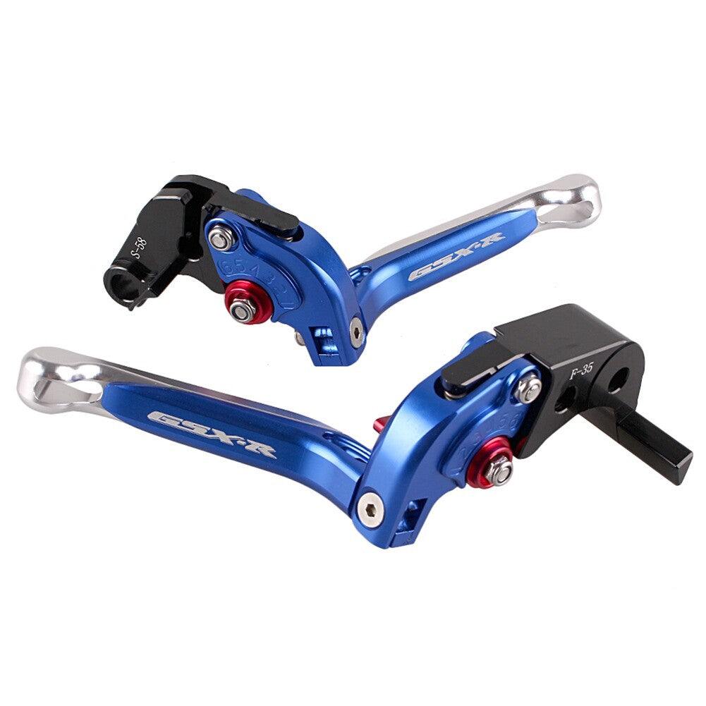 CNC Folding Extendable Brake/Clutch Levers for SUZUKI GSXR 600/750 1997-2003