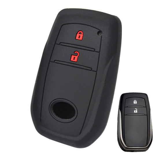 Silicone Key Fob Cover Remote Case for Toyota Hilux Revo Innova Rav4 Fortuner AU