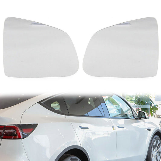 Fit for Tesla for Model Y 1x Left Side White Lens Heating Waterproof Car Rearview Mirror